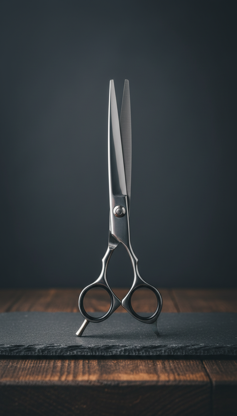 Tijeras de barbero acero japonés